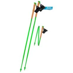 Komperdell Carbon FXP Team Green Foldable - Running Poles