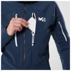 Millet - Women's Pierra Ment Hoodie - Softshell Jacket -Outwell Store millet womens pierra ment hoodie softshell jacket detail 5