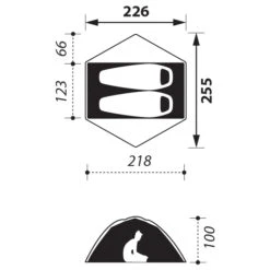 NOMAD Jade Tent - 2-person Tent -Outwell Store nomad jade tent 2 person tent detail 6