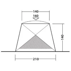 Outwell Beach Shelter Compton - Beach Tent -Outwell Store outwell beach shelter compton beach tent detail 3