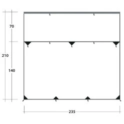 Outwell Hillcrest Tarp - Tarp -Outwell Store outwell hillcrest tarp tarp detail 7