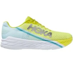 Hoka Rocket X Running Shoes Blue Glass/Evening Primrose