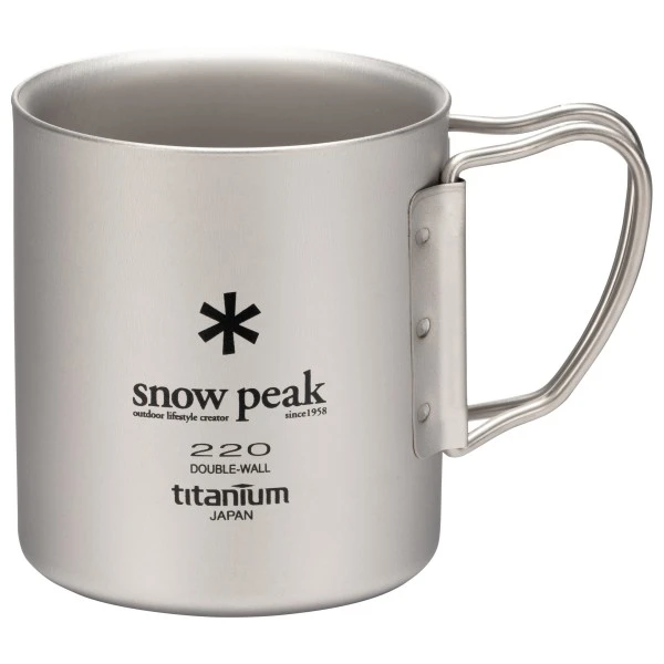 Snow Peak Titanium Double Wall Cup 3 Snow Peak Titanium Double Wall Cup