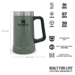Stanley Adventure Vacuum Stein - Insulated Mug -Outwell Store stanley adventure vacuum stein insulated mug detail 3