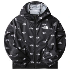 The North Face - Girl's Printed Never Stop Hooded Wind Jacket - Windproof Jacket