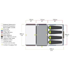 Evo TM V2 - 4-person Tent 16 Evo TM V2 - 4-person Tent -Outwell Store zempire evo tm v2 4 person tent detail 6